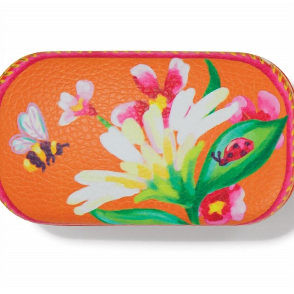 NEW BRIGHTON french garden flower mini box in orange - Picture 2 of 2
